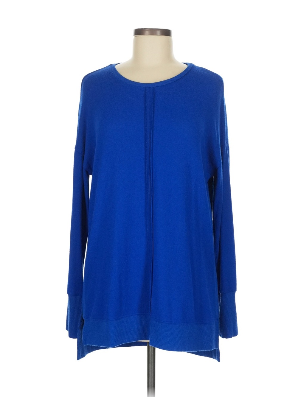 Gibson Electric Blue Crewneck Long Sleeve Top